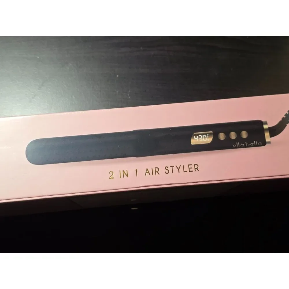 ELLA BELLA 2-in-1 Airflow Hair Straightener & Curler Flat Iron